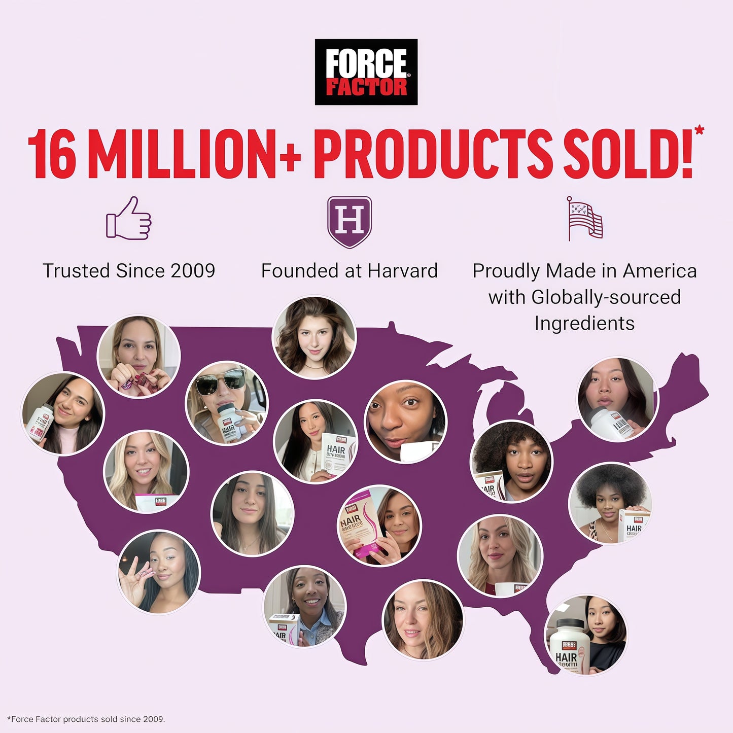 Force Factor Hair Growth Accelerator Soft Chews | Hair Growth Vitamins for Women and Men | Clinically Studied Lustriva & Biotin | Promotes Thicker, Fuller, Stronger Hair | Mixed Berry | 60 Soft Chews